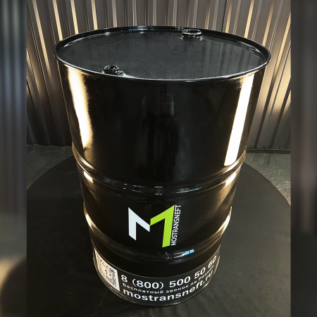 Бочка металлическая 200 литров черная глянцевая купить в Смоленске